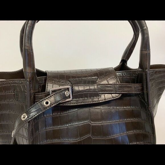AUTHENTIC CÉLINE BAG CROCODILE & LAMBSKIN LINING - Picture 4 of 8